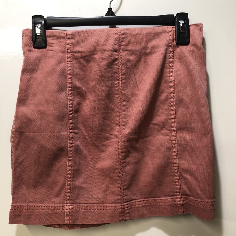 JOLT Women's‎ (Size 1/25W) Mini Skirt Zip Closure Salmon